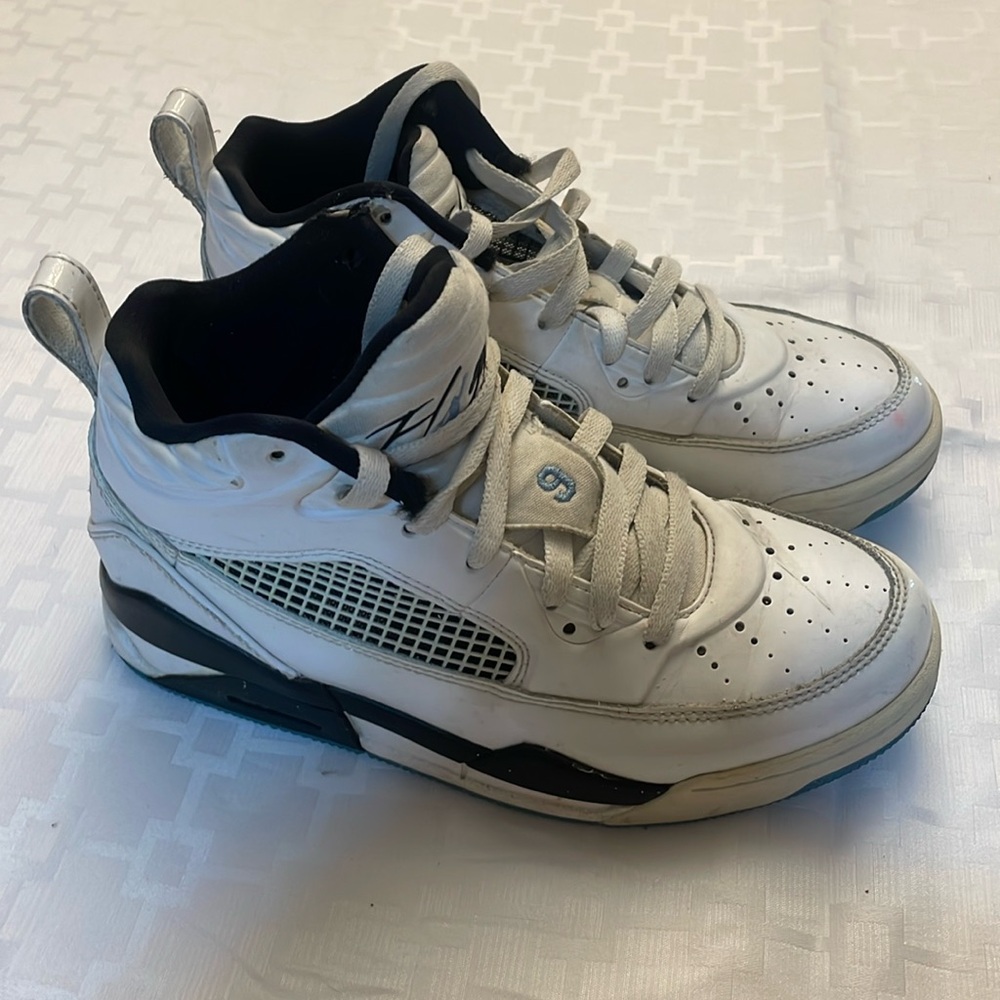 Nike Air Jordan Flight 654975-127 White Legend Blue Black Shoes